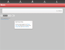 Tablet Screenshot of bearstadium.com